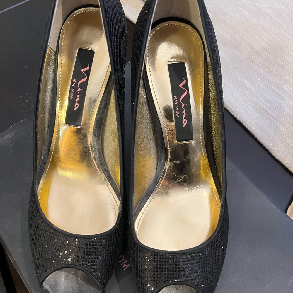 Nina faith-gm black la noche heels